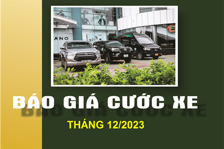 BÁO GIÁ XE CHUYẾN LEXICO THÁNG 12/2023
