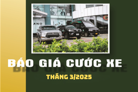 BÁO GIÁ XE CHUYẾN LEXICO THÁNG 3/2025