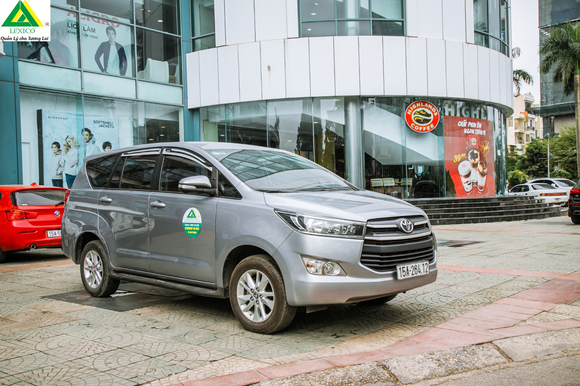 Cho thuê xe ô tô 7 chỗ Toyota Innova  tại Hải Phòng