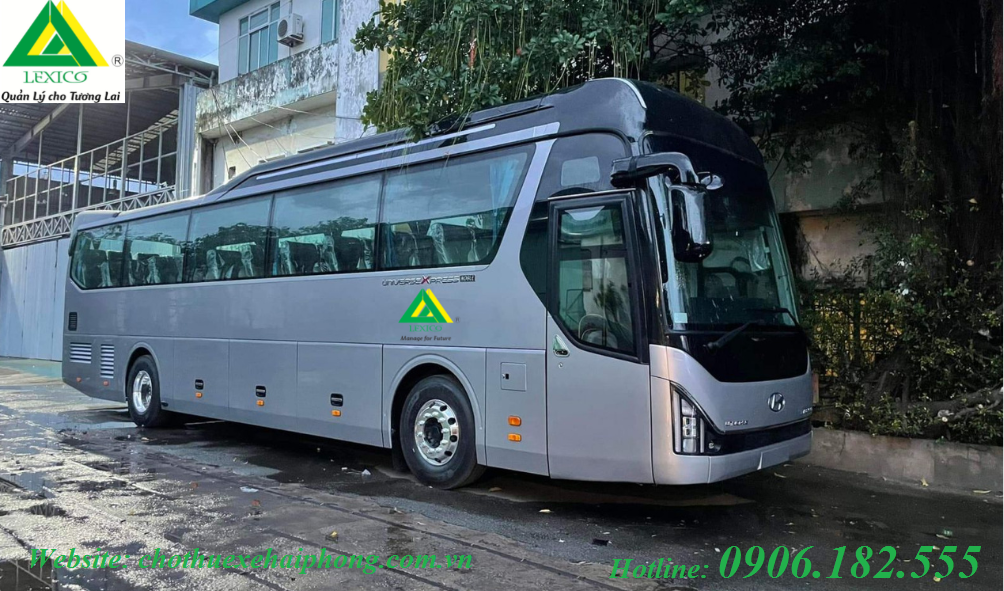 Cho thuê xe 47 chỗ theo tháng tại Hải Phòng